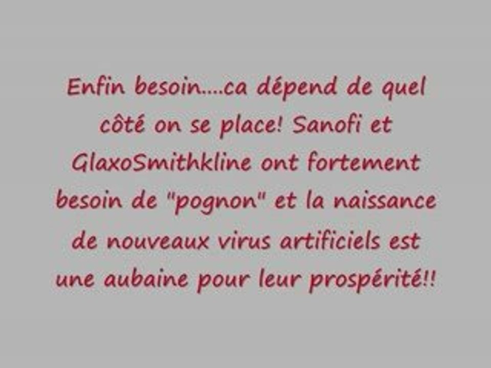 Petit message Grippe A