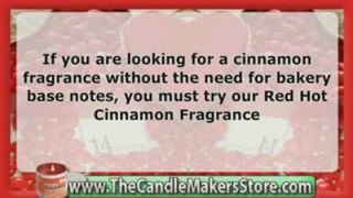Candle Fragrance Oil:  Red Hot Cinnamon Fragrance
