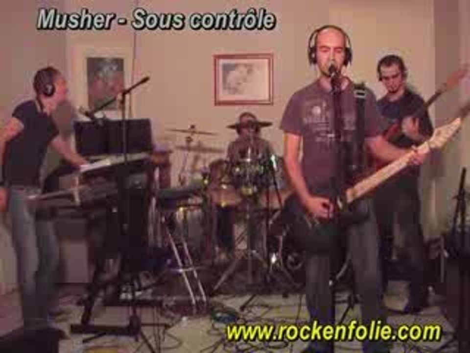 Musher en live dans Rockenfolie