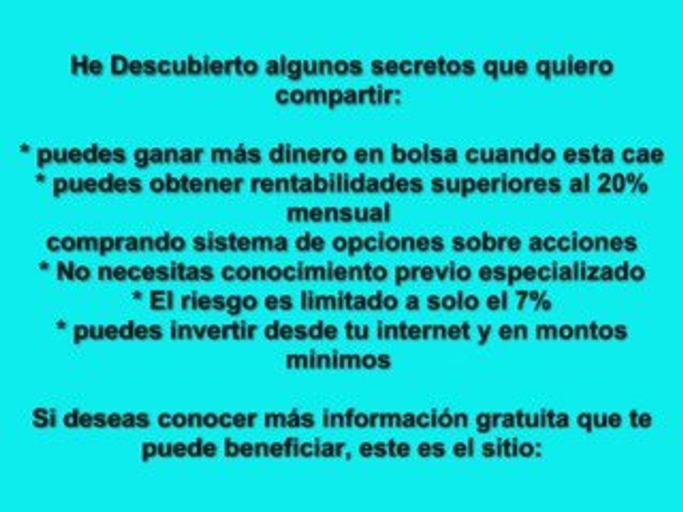 Como invertir en bolsa