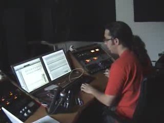 Astro Señor recording Turn on the riff machine