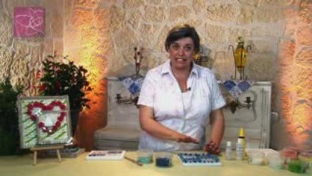 Home déco : cailloux de verre et craquelé