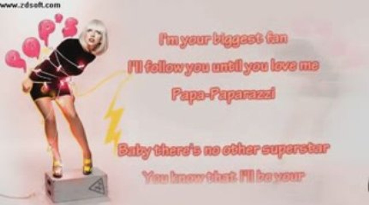 Lady Gaga-Paparazzi Karaoke