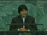 Presidente Evo Morales ONU 2009 parte1