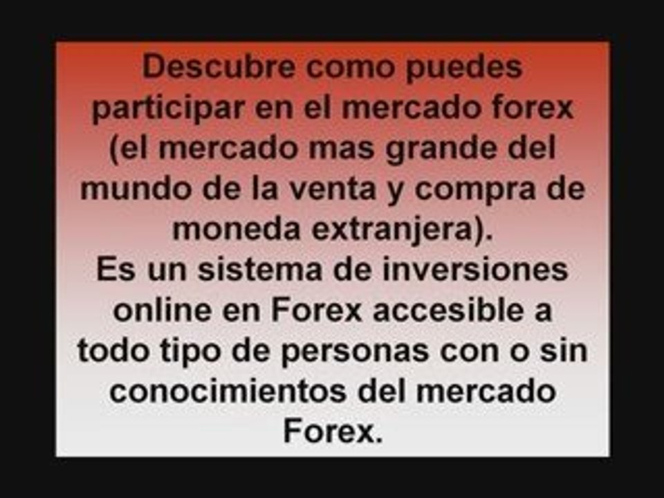 como ganar dinero por internet con inversiones forex
