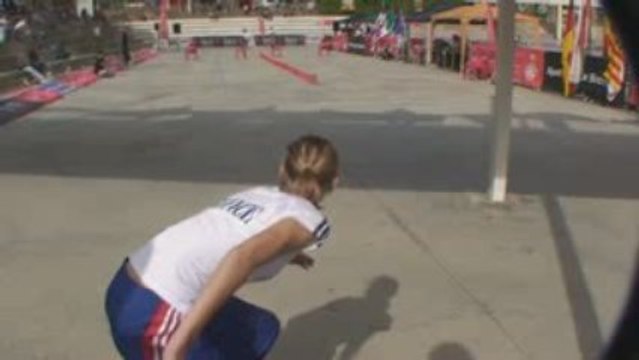 FREESTYLE - EQUIPE DE FRANCE DE ROLLER ACROBATIQUE A BARCELONE 2009.09.19