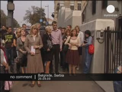 Les Serbes rendent hommage au fan de foot français