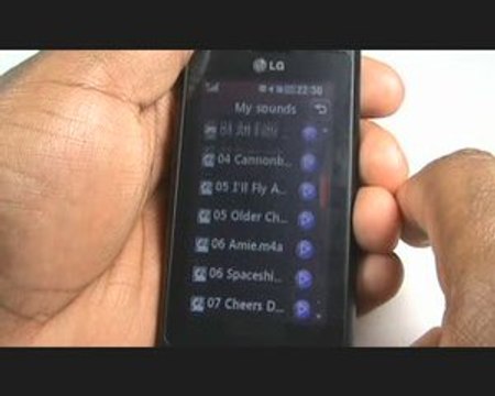 Changing your Ring tone | LG Cookie KP500 | The Human Manual