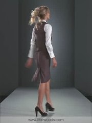 Trinny & Susannah - HERRINGBONE WAISTCOAT