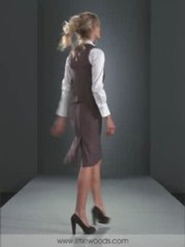 Trinny & Susannah - HERRINGBONE WAISTCOAT