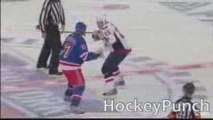 Brandon Sugden vs Donald Brashear  NHL pre-seasom