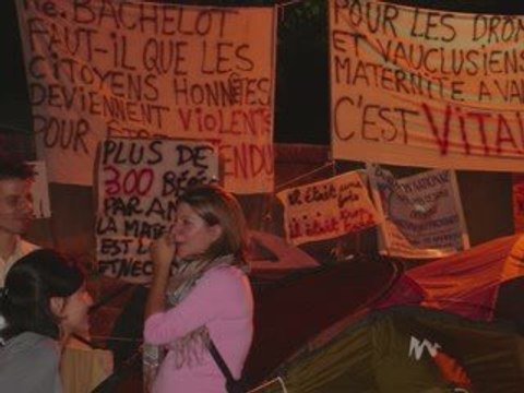 MATERNITÉ DE VALRÉAS Repas et occupation 29/09/2009