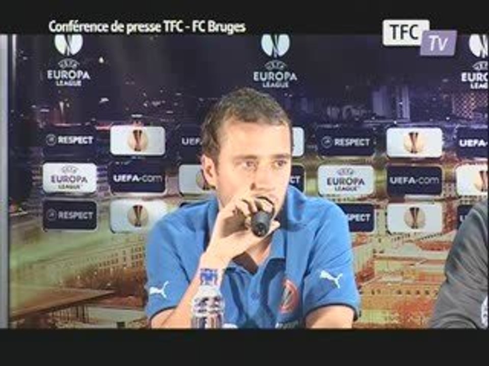 Conférence de presse TFC-Bruges