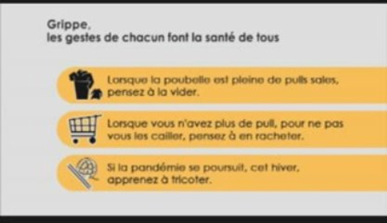 Conseil Grippe A h1n1