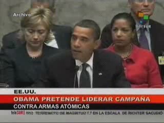 Obama pretende liderar campaña contra armas nucleares