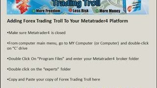 Saving Forex Trading Troll To Metatrader4