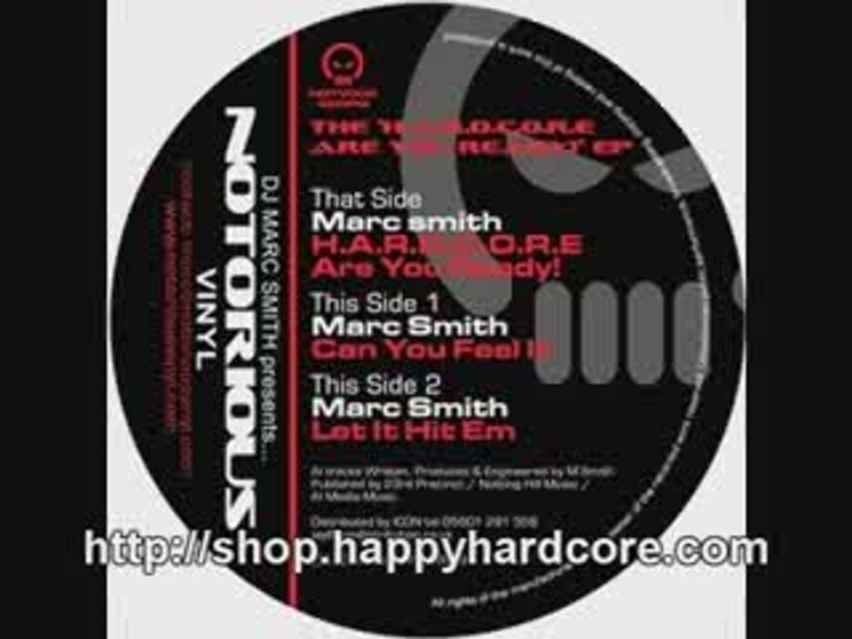 Marc Smith - H.A.R.D.C.O.R.E Are You Ready!, Notorious ...