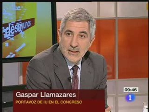 Gaspar Llamazares Desayunos Tve 300909