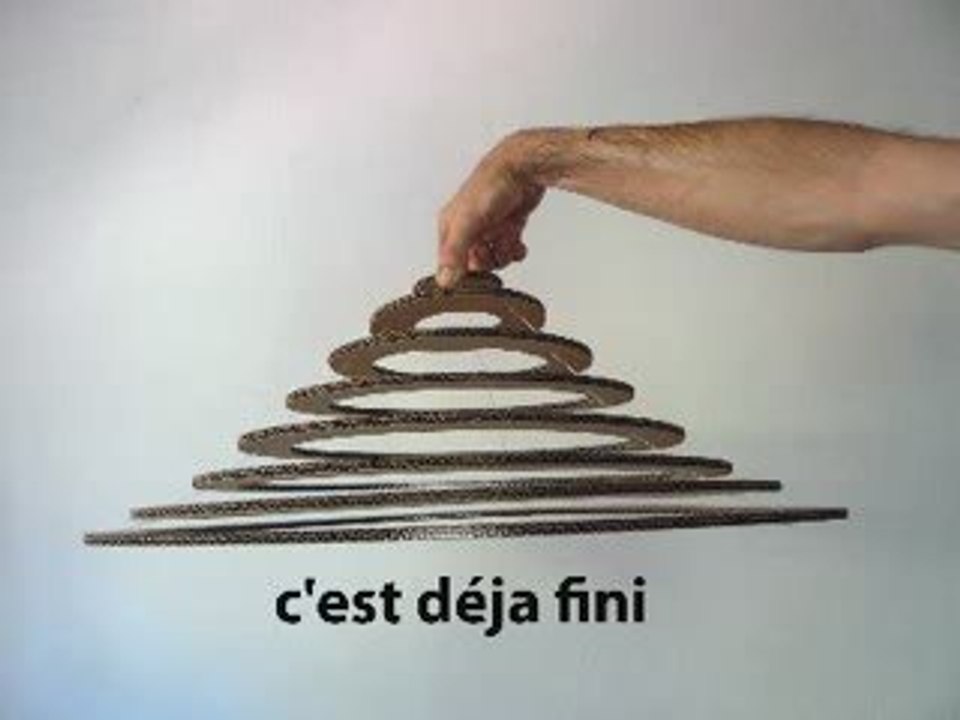 tutoriel suspension en carton