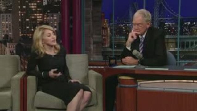 Madonna ancora al David Letterman