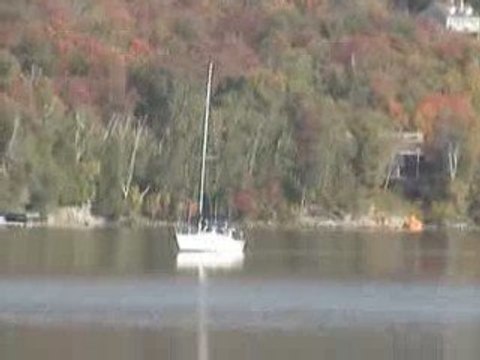 Lake Tremblant boat ride in Mont Tremblant real estate area
