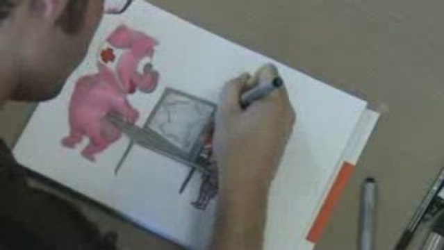 Le croquis mimezi : Roselyne Bachelot face à la grippeA