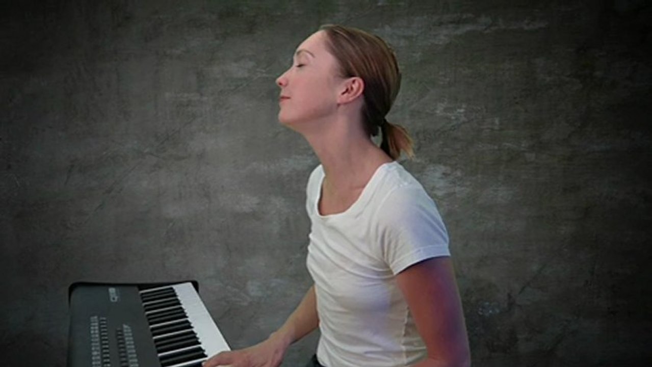 New talent Elizaveta sings her original "Rain," in Russian