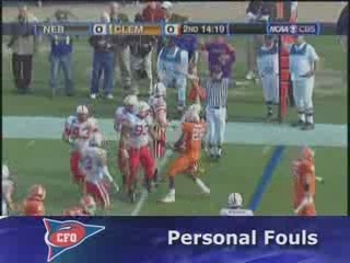 NCAA Football Personal Fouls -2