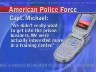 American Police Force FEMA Camp Montana