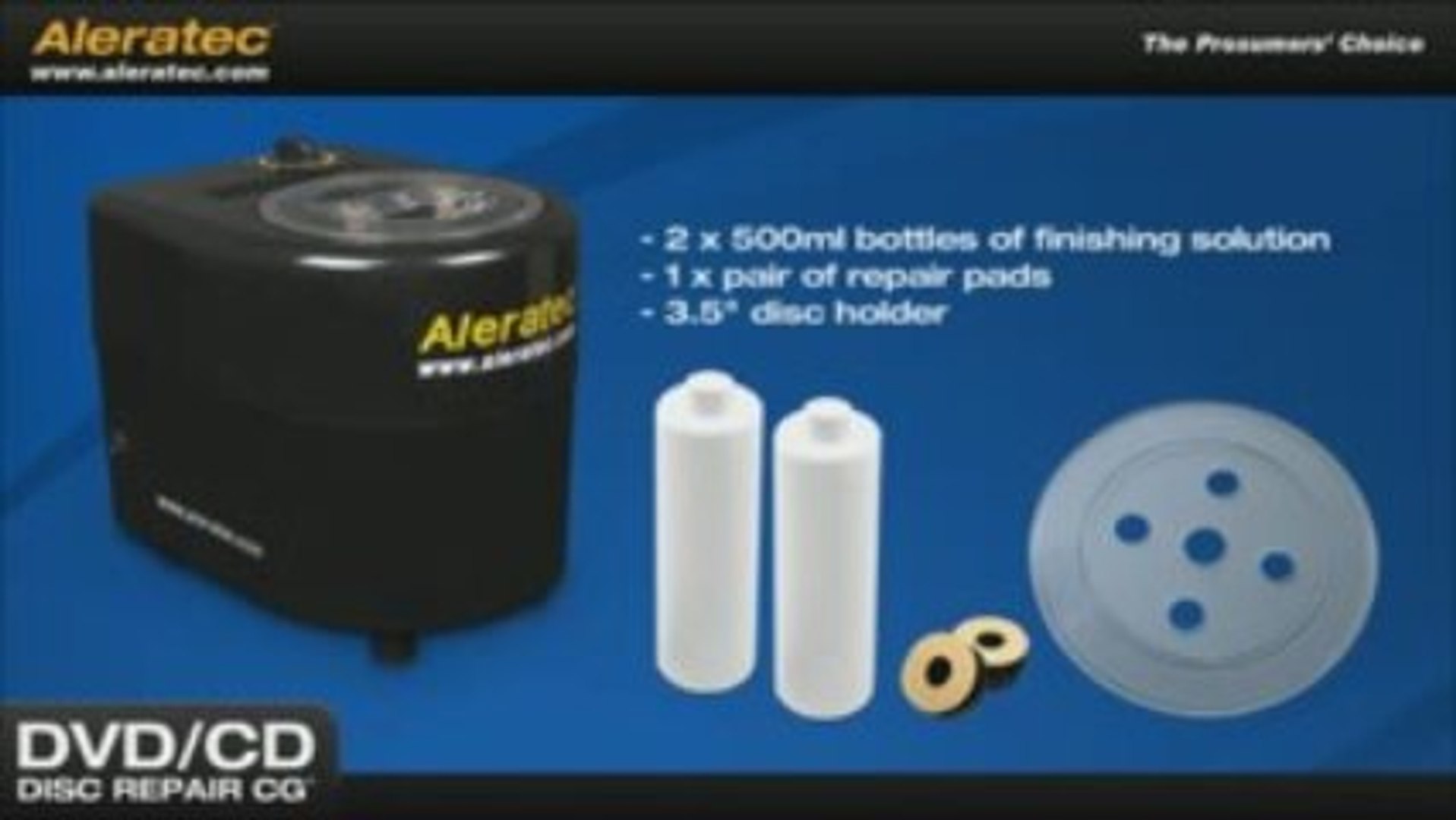 Aleratec DVD/CD Disc Repair Plus part # 240131 