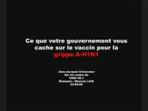 conscience vaccinations grippe h1n1