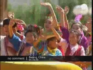 Chine: Grosse parade pour le 60ème anniversaire