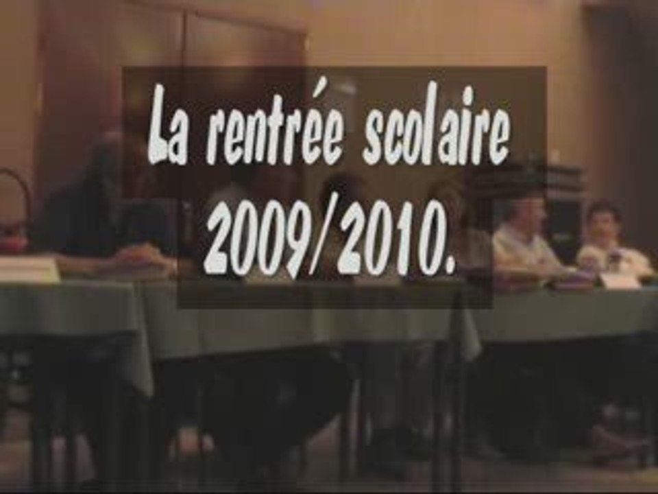 2009 09 rentrée scolaire 2009