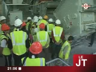 Opération portes ouvertes à la carrière de Villette à Aime