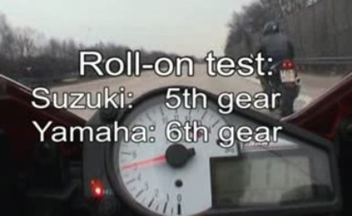 Yamaha R1 vs Suzuki GSX-R