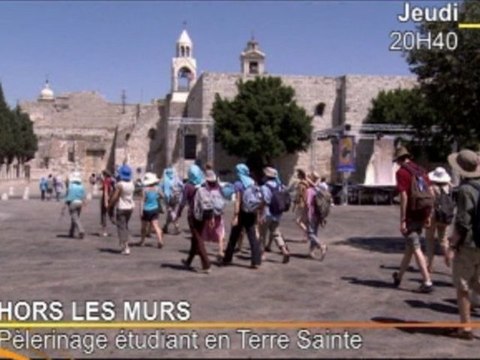 Les étudiants en Terre Sainte