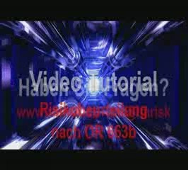 Risikobeurteilung OR 663b - Video Tutorial