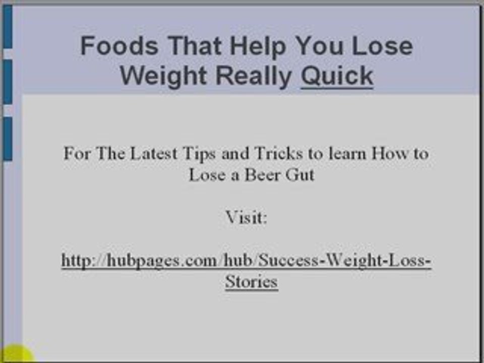 How to Lose a Beer Belly