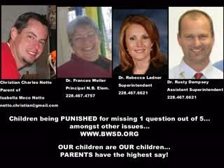 Children Punished for Missing One Question Out of Five