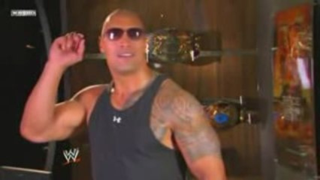 The Rock has come back to SmackDown !