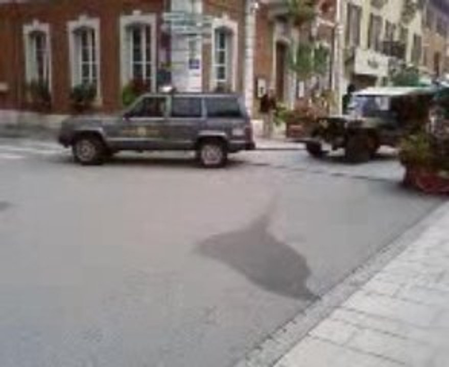 la tête du défilé