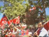 Güney Azerbaycan Türkleri پرچم آذربایجان جنوبی در تورکیه