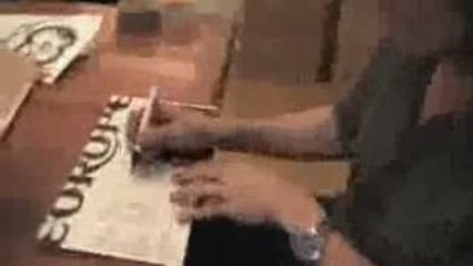 Europe en séance dédicace