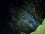 Rivière souterraine à la grotte de Ladiau