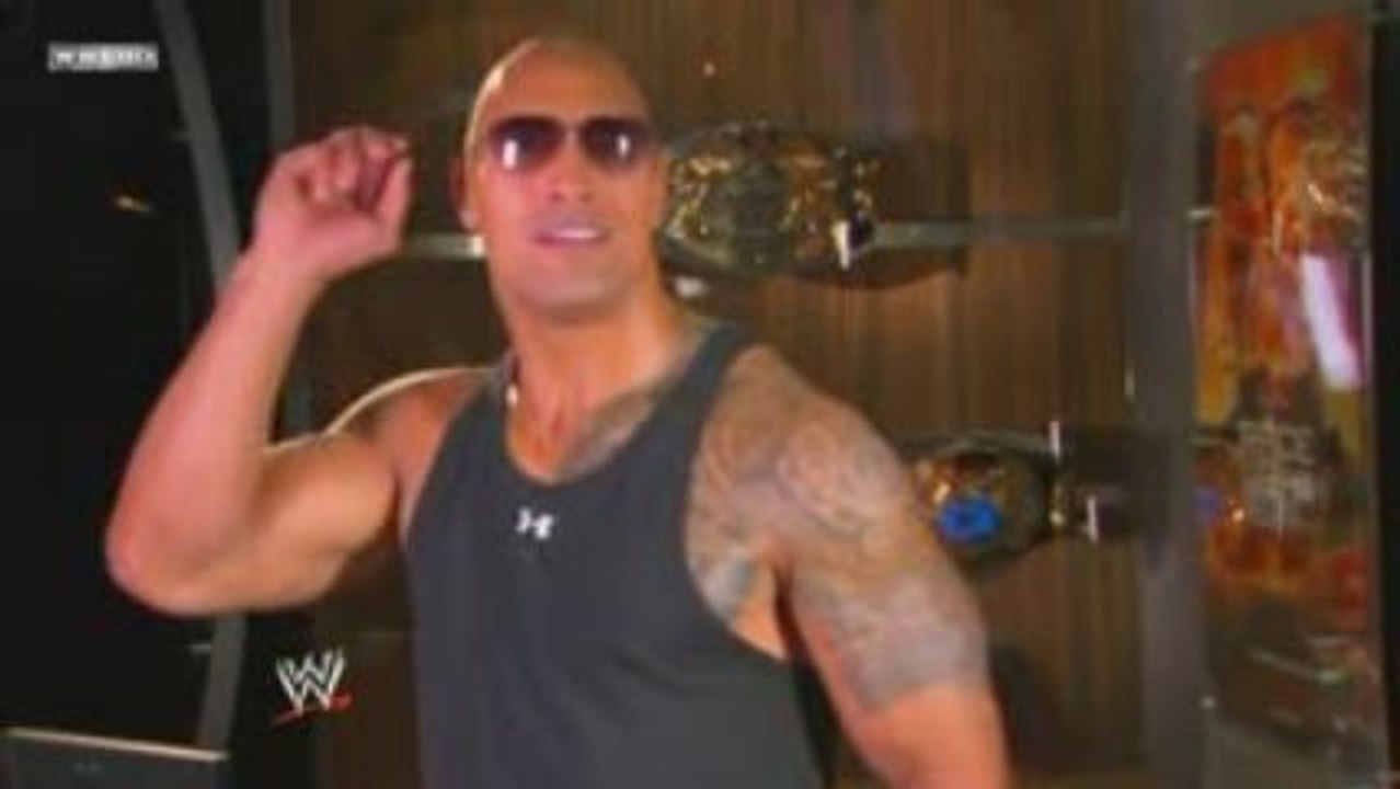 A special message from The Rock