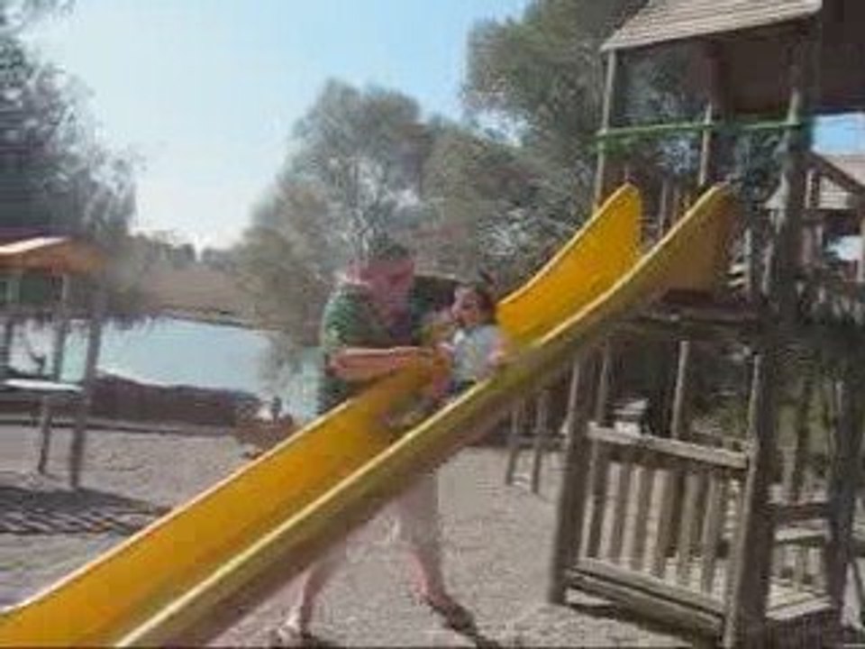 Premier tour de toboggan