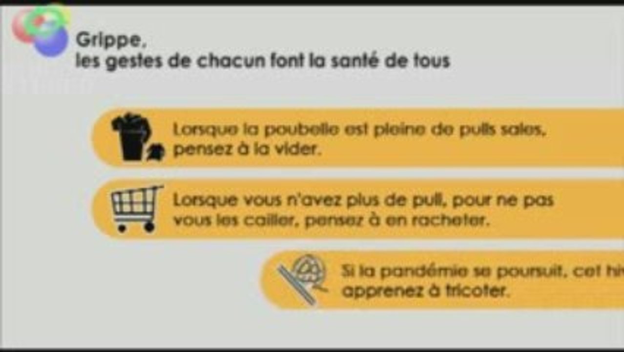 Stop, au virus de la grippe.