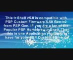 iR Shell v5.0 for CFW 5.50 GEN-B2 PSP Homebrew