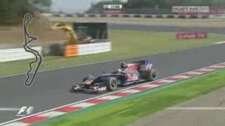 GP Japonii 2009 kwalifikacje - Buemi uderza w bandę - Q1