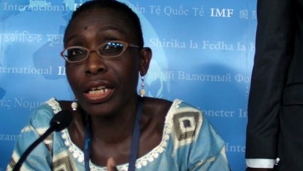 Mme Antoinette Monsio Sayek, dir. du dep. Afrique FMI